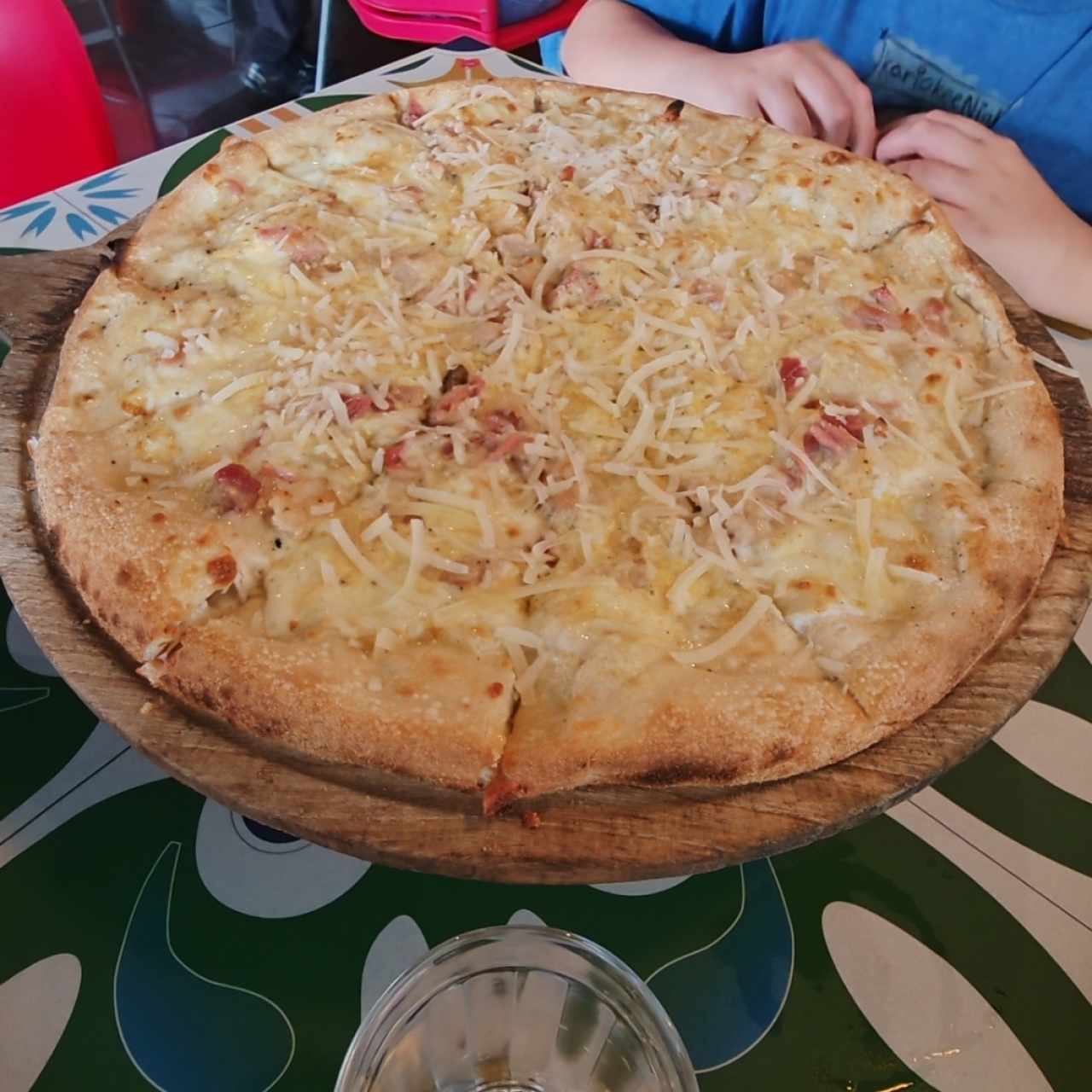 Pizzas Blancas - Carbonara