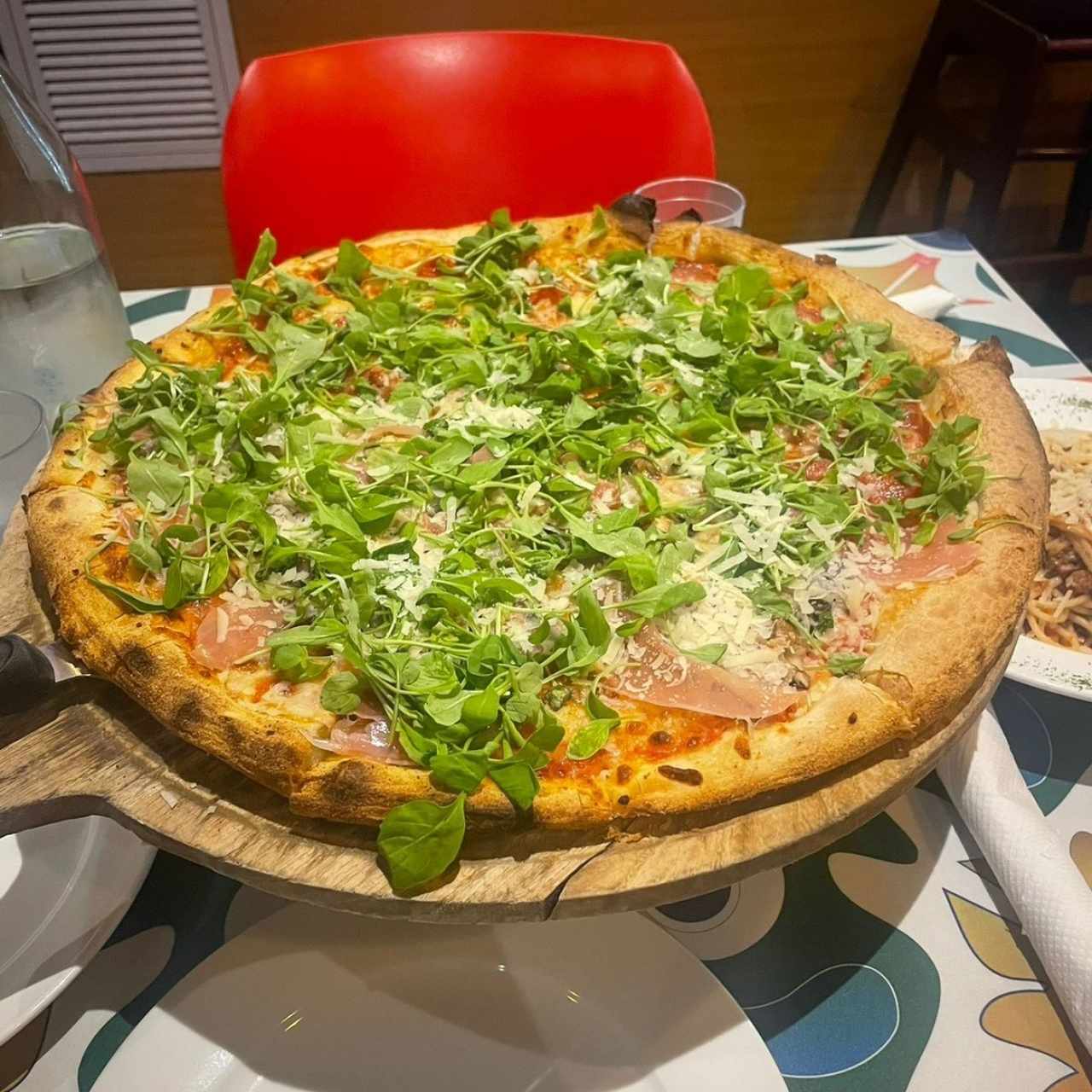 Pizza etna + rucula extra