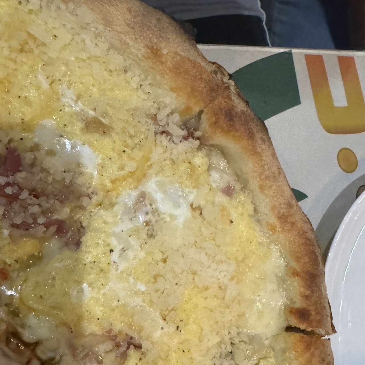 Pizzas Blancas - Carbonara