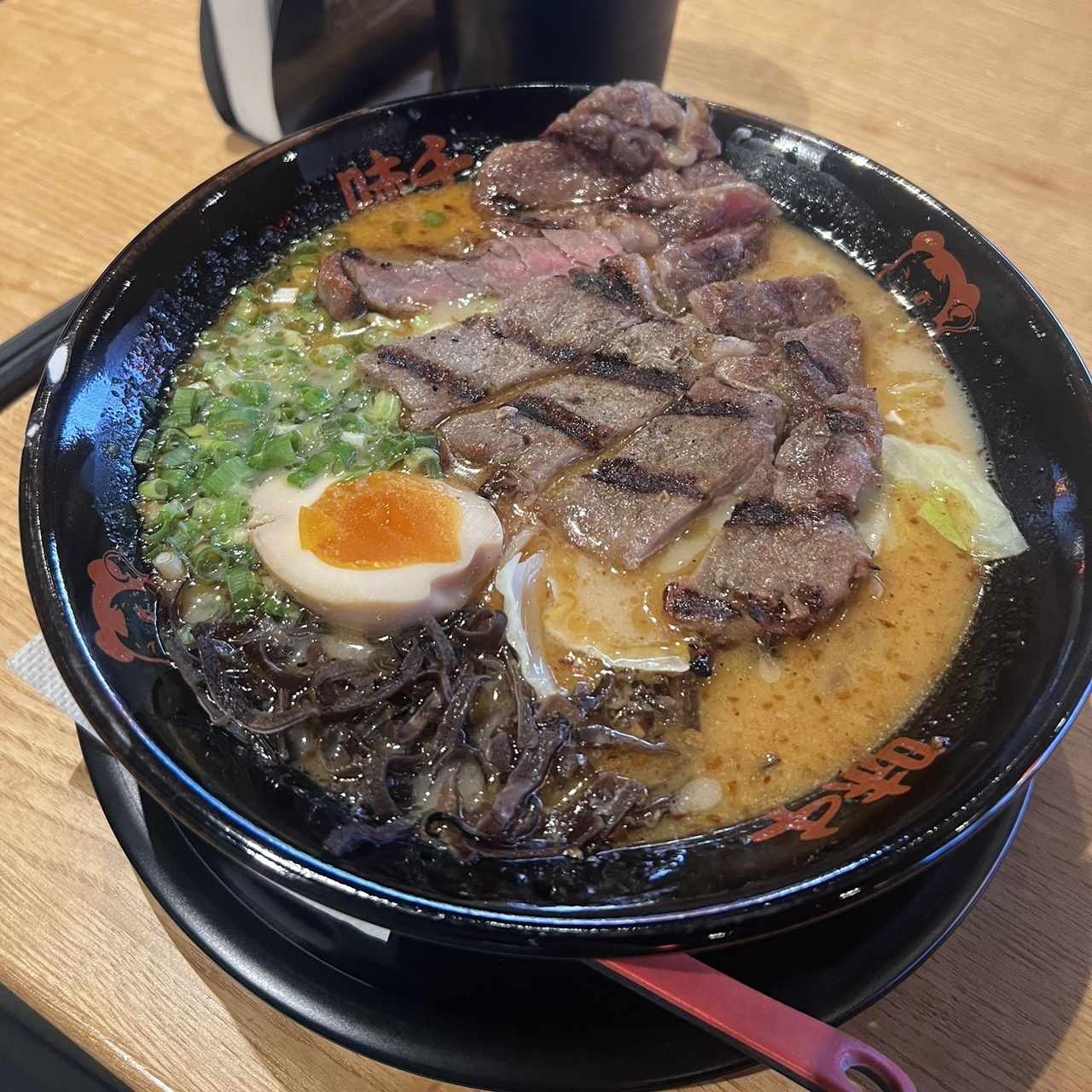 Chargrilled beff ramen