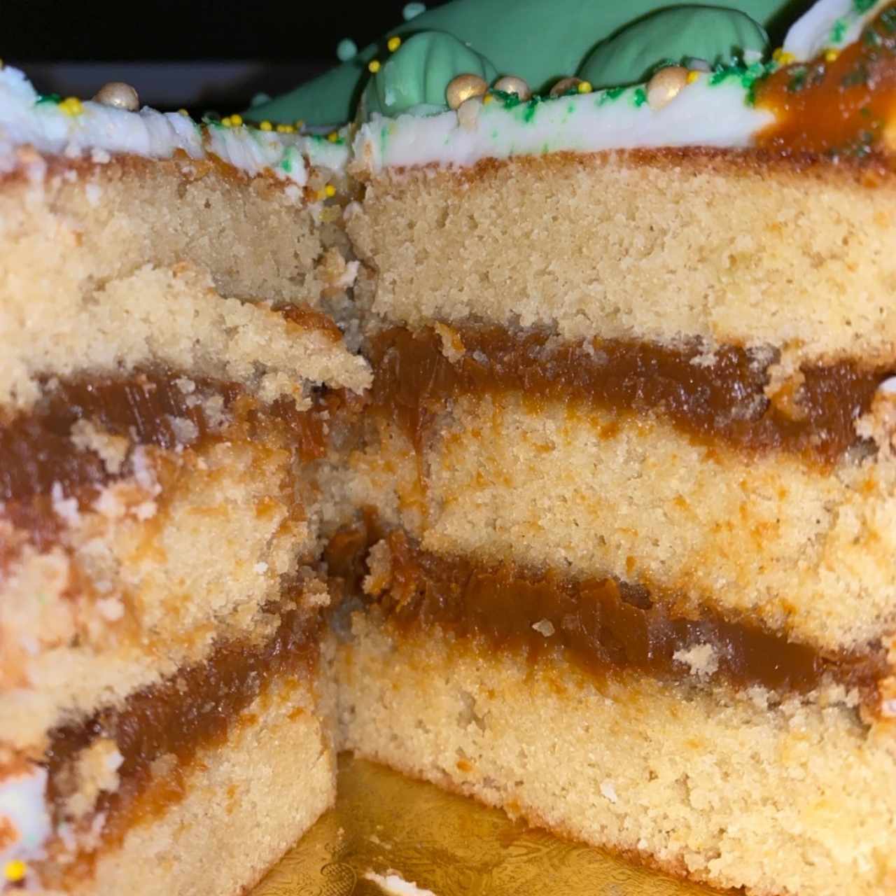 Cake de Vainilla con Manjar