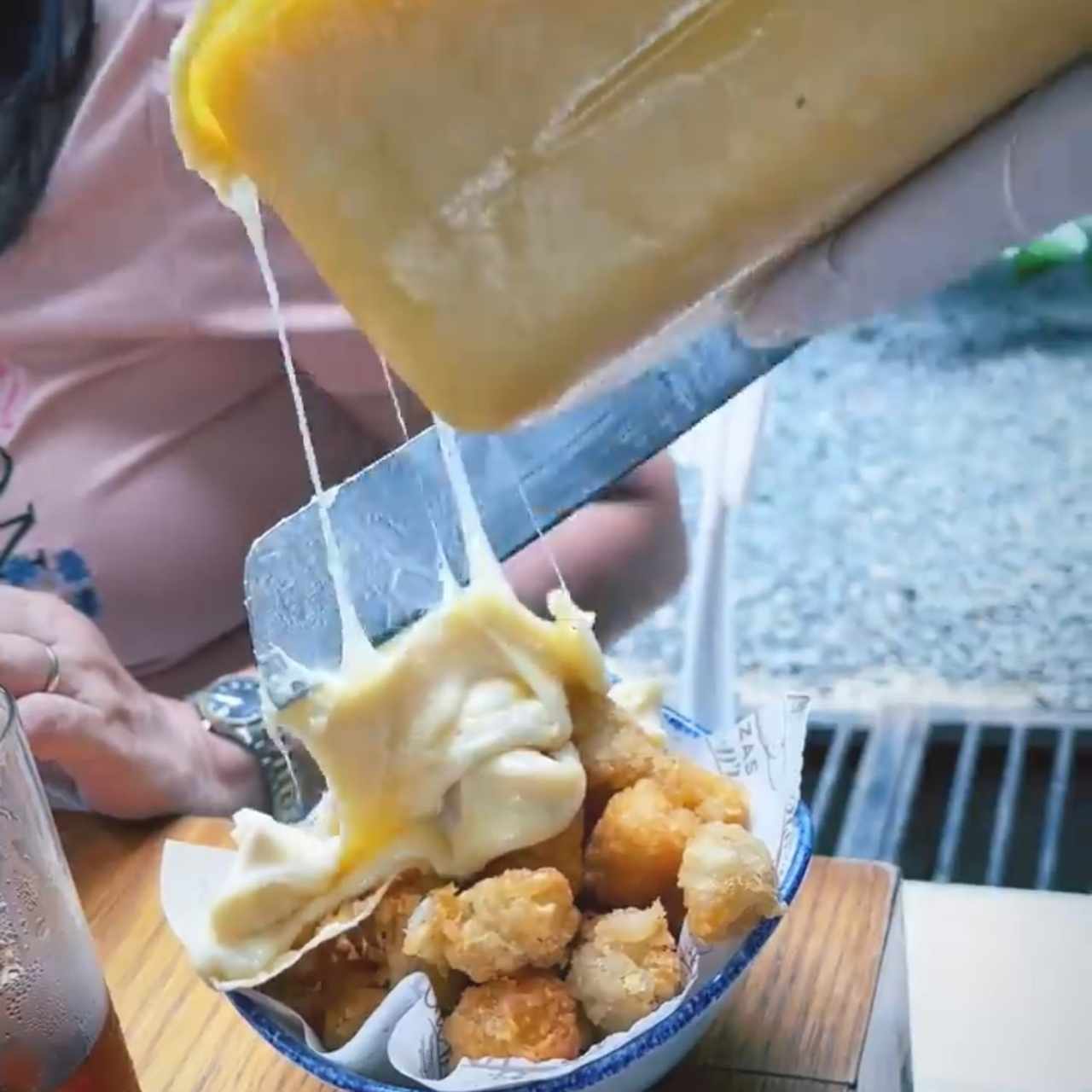 tater tots raclette