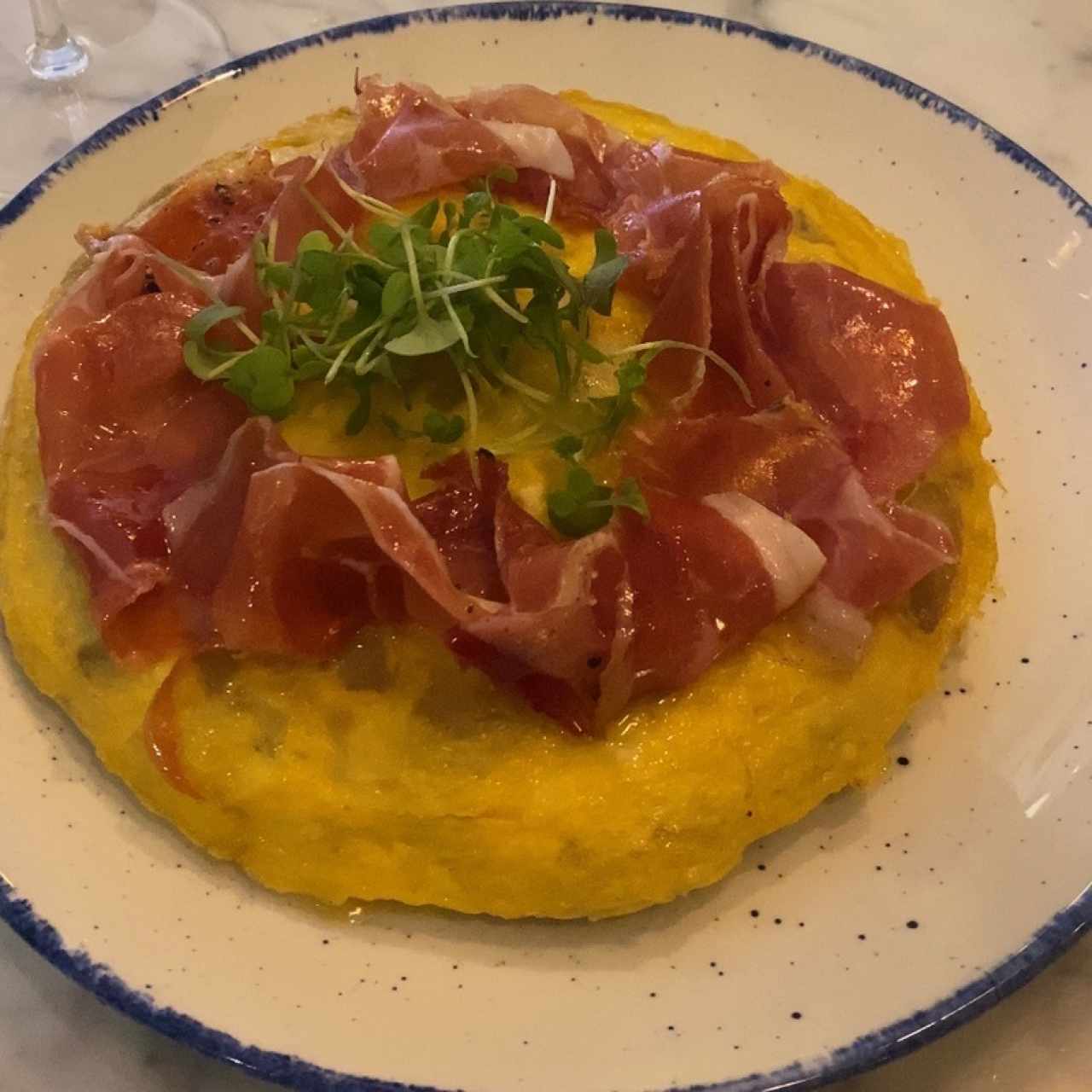 tortilla española con jamón serrano Joselito