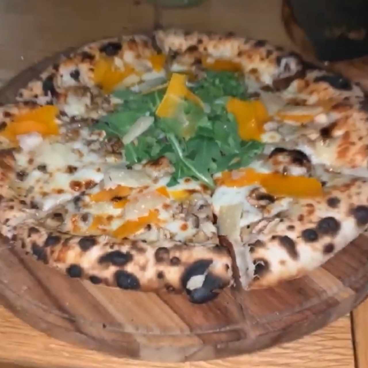 pizza de trufas