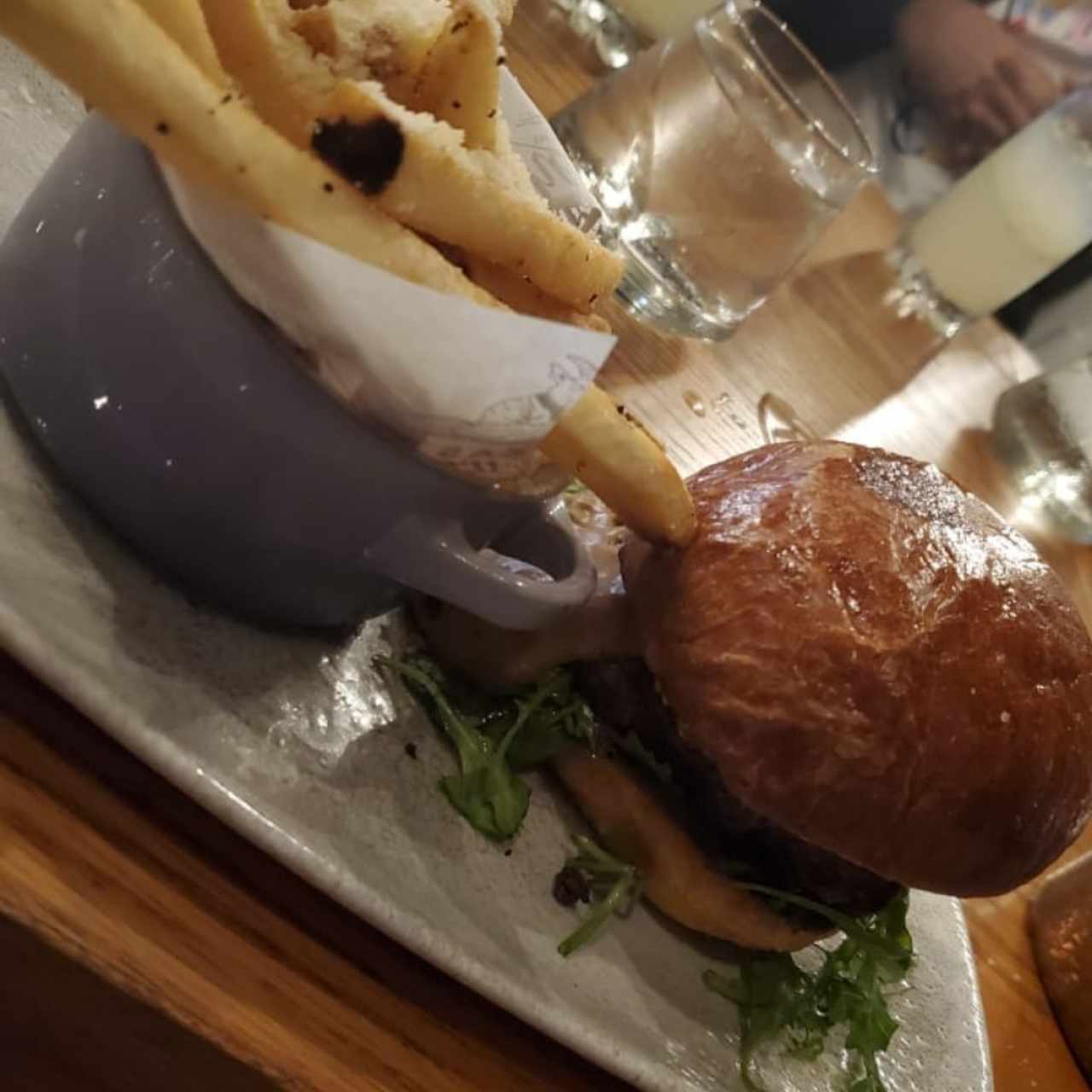 Mushroom burger