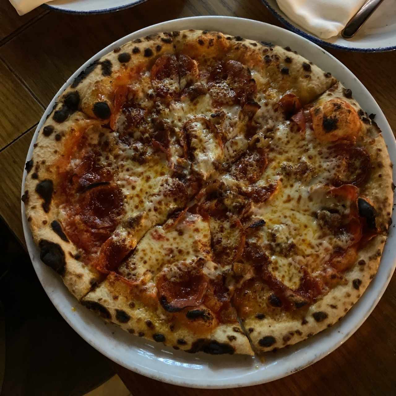 Pepperoni, Tocino y Chorizo