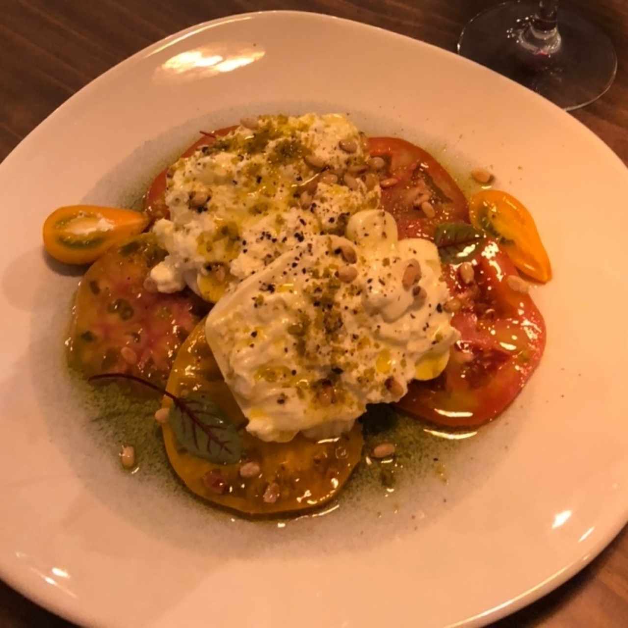 Burrata salad