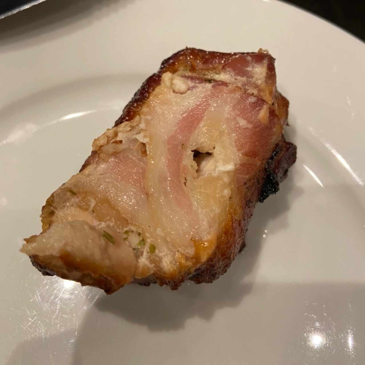 pollo envuelto en bacon 