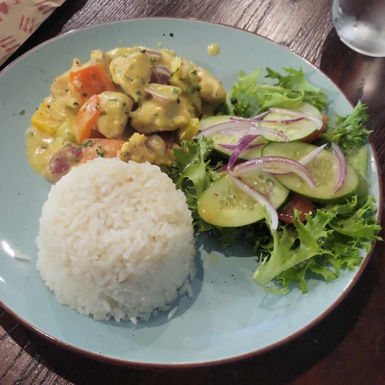 Pollo al Curry - Lunch Menú