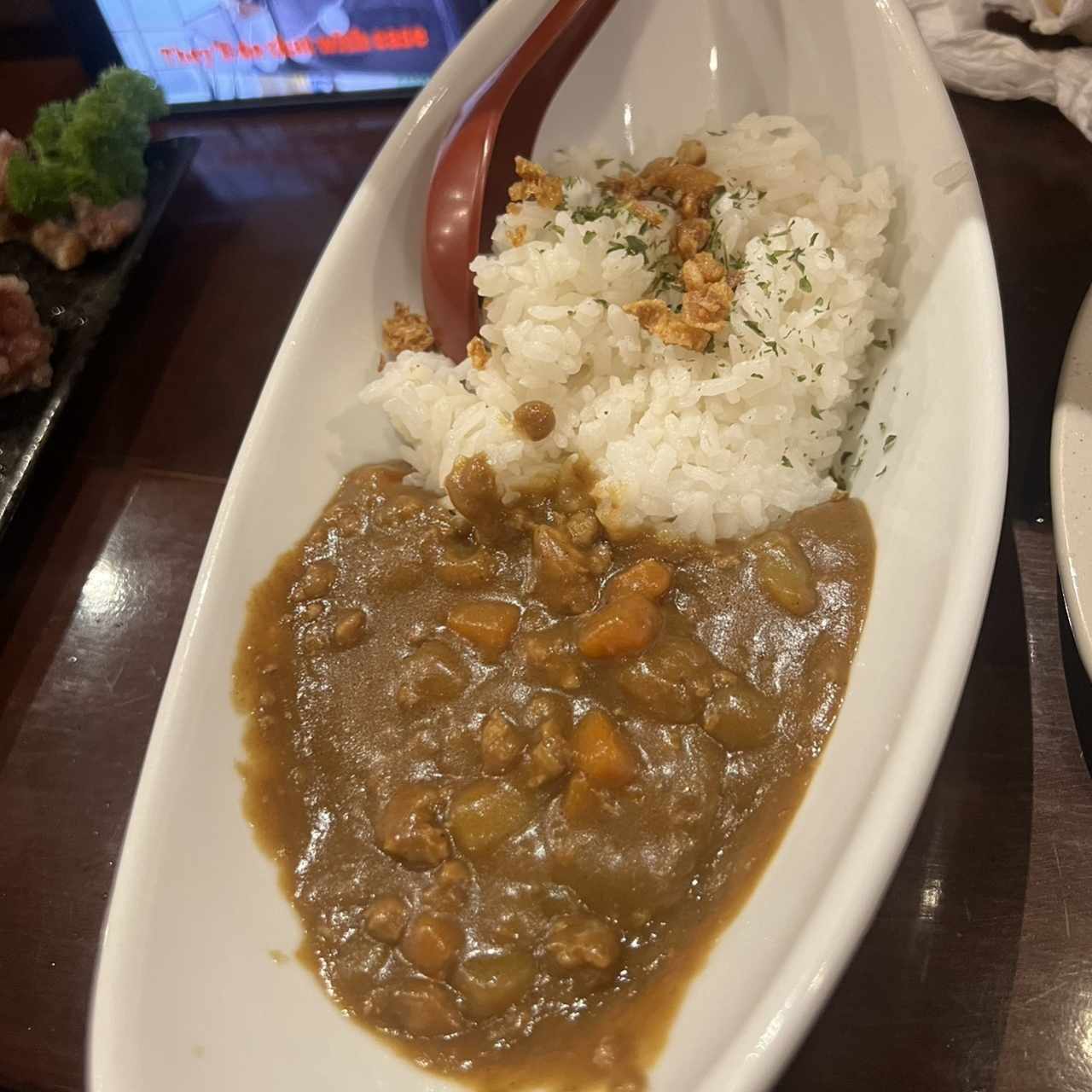 Curry y arroz 