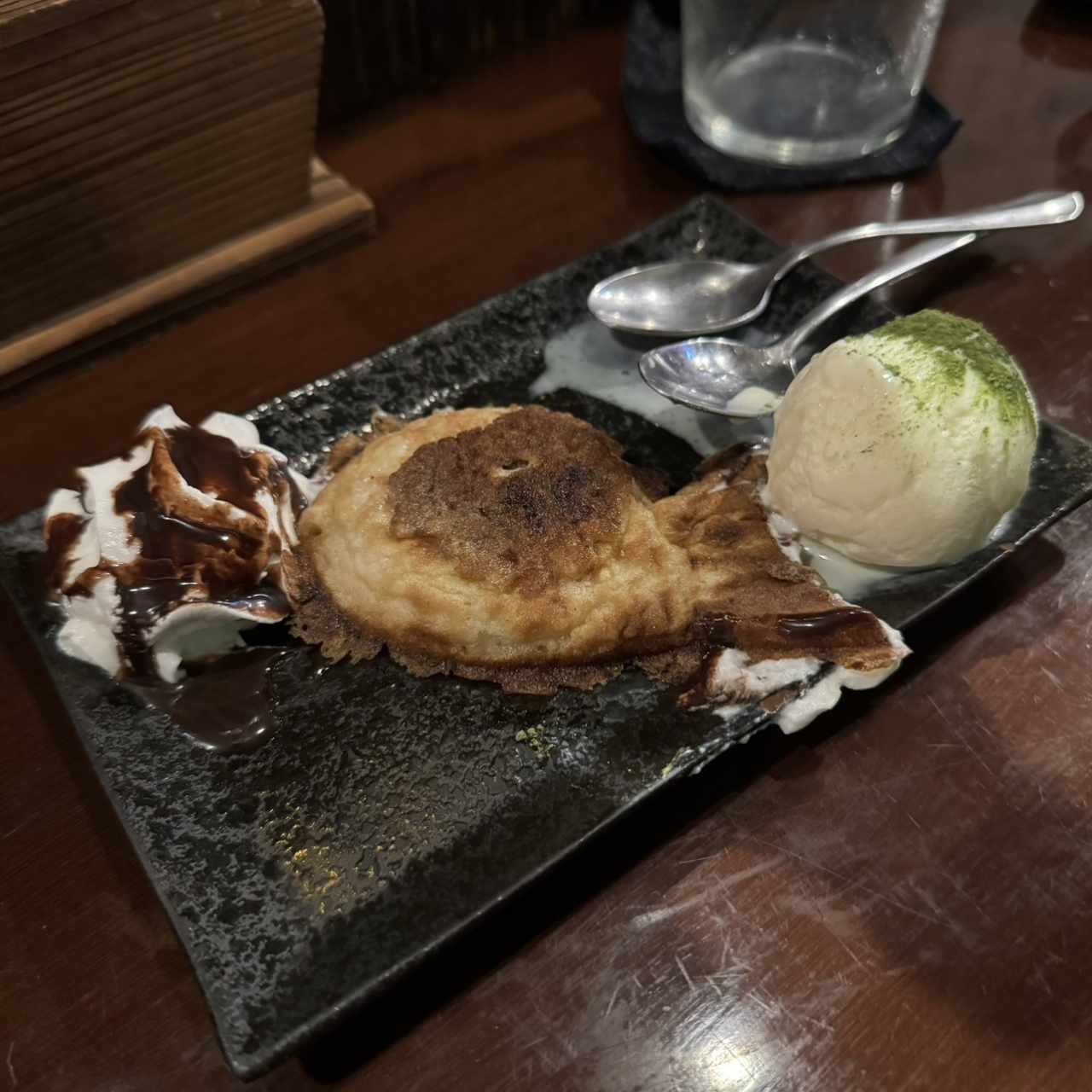 Taiyaki con helado