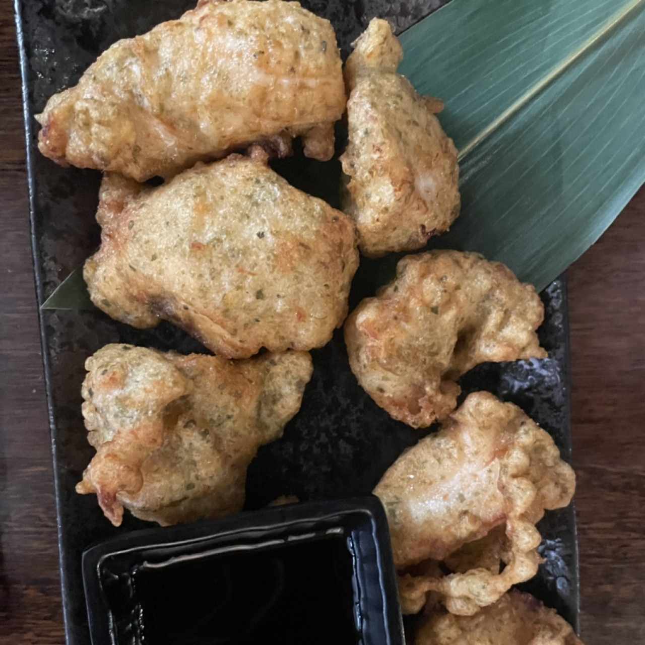 Encuentro frito en tempura