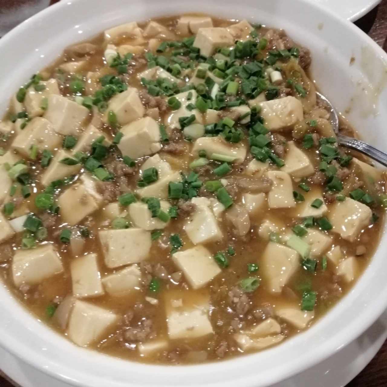 mapo tofu con carne