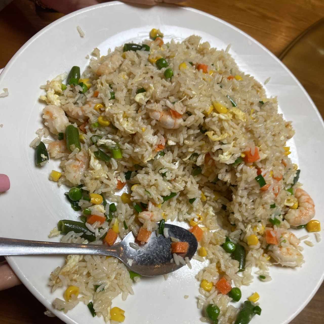 Chongfun de arroz con Camarón