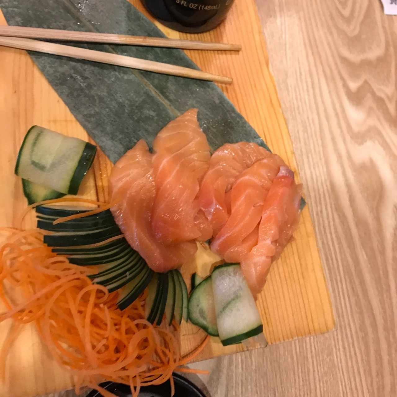 sashimi de salmon