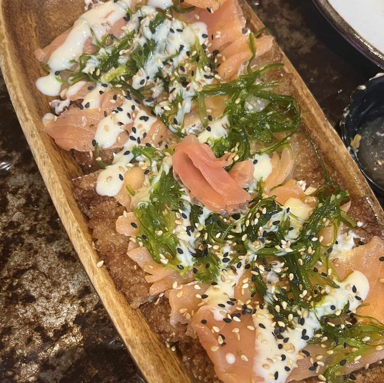 Sushi Pizzas - Smoked Salmon