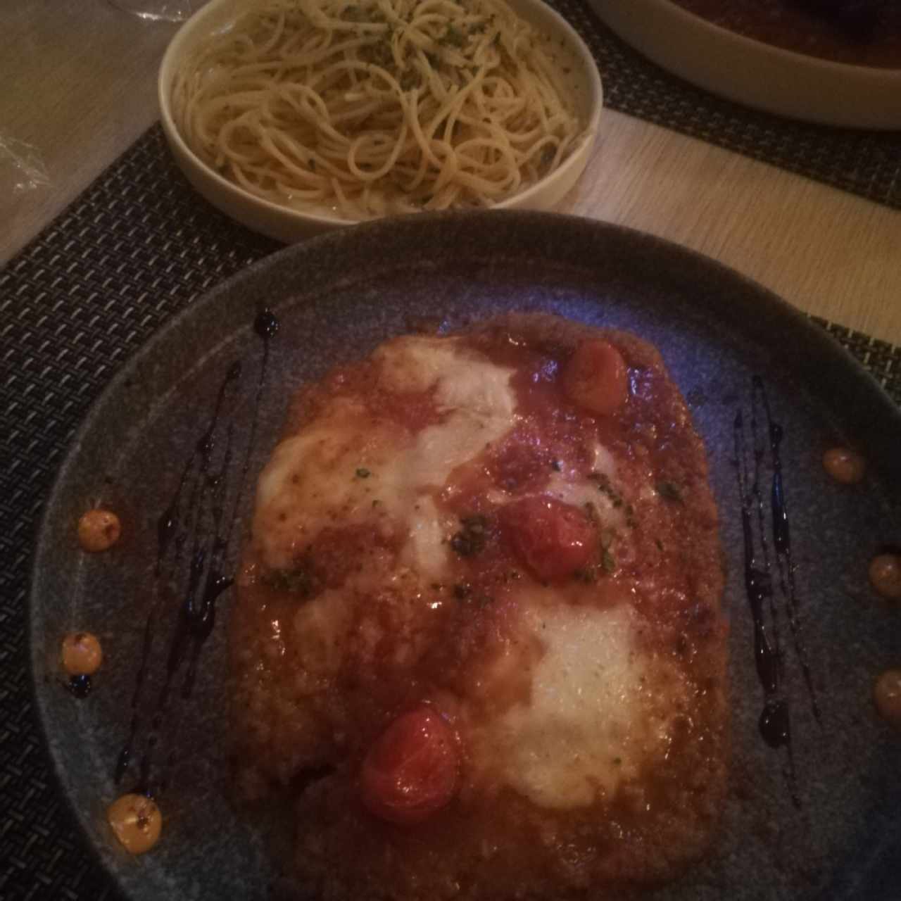 Milanesa de pollo a la parmesana