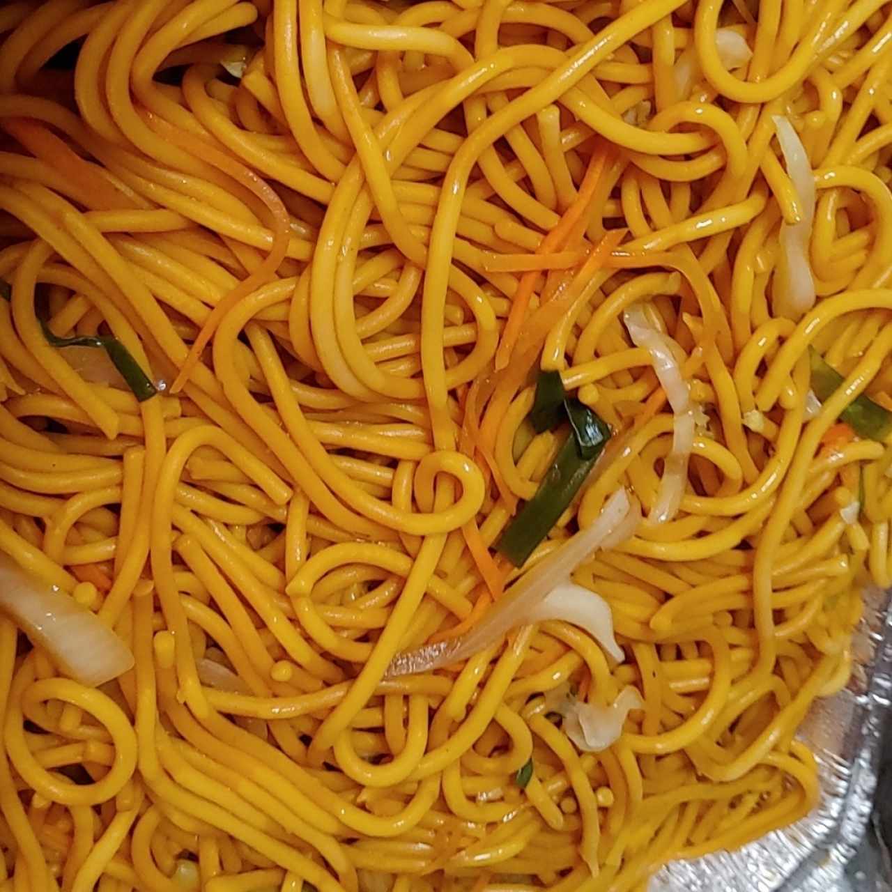 fideos con vegetales