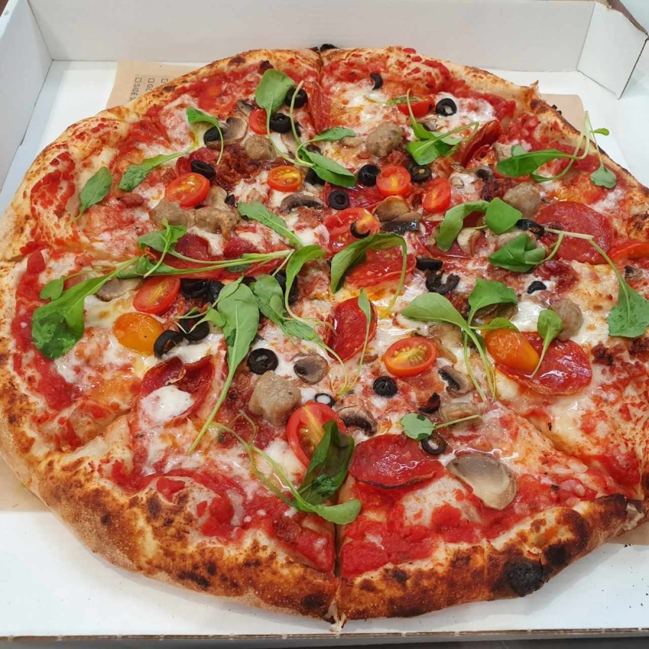 pizza familiar multi ingrediente 