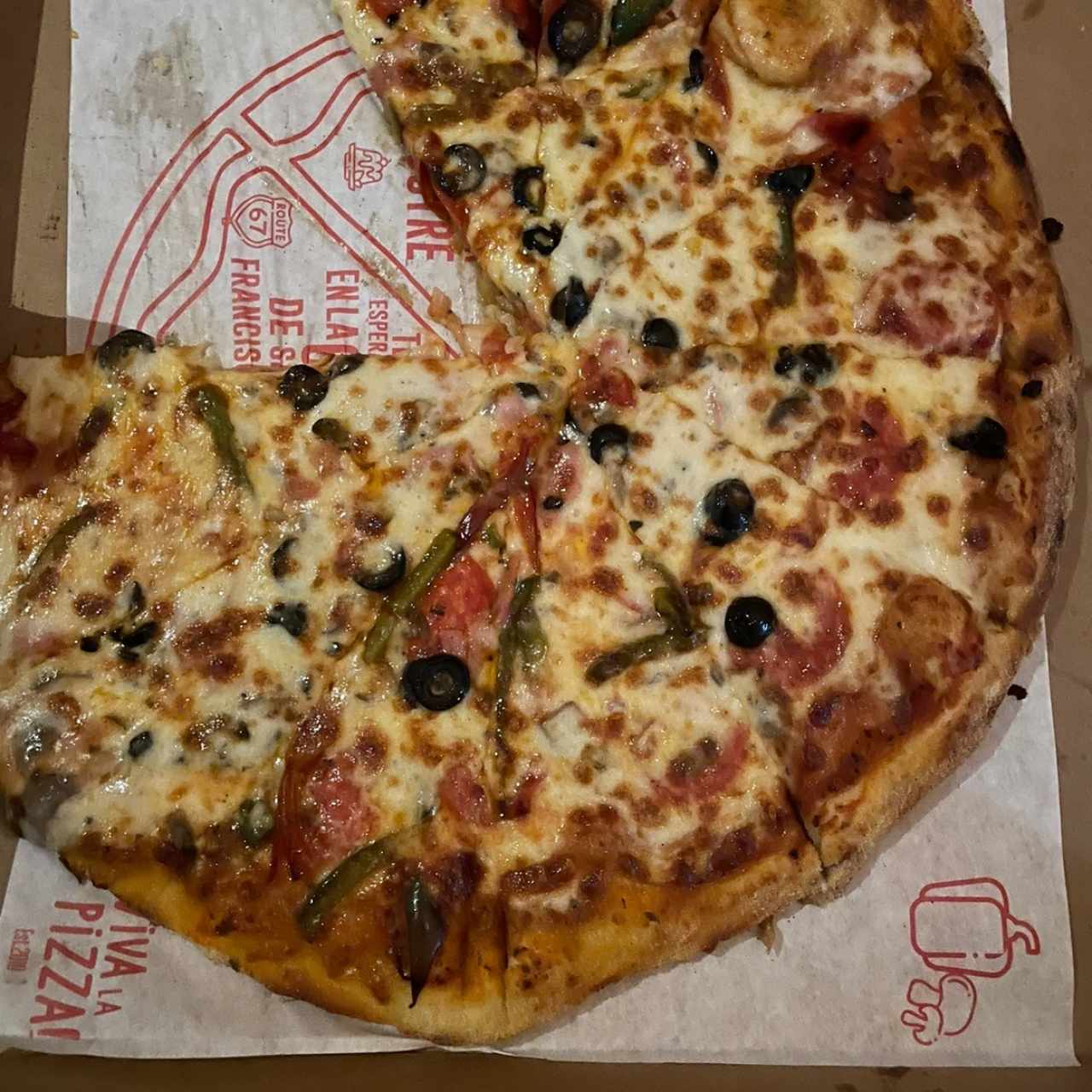 Pizzas - Pepperoni con vegetales