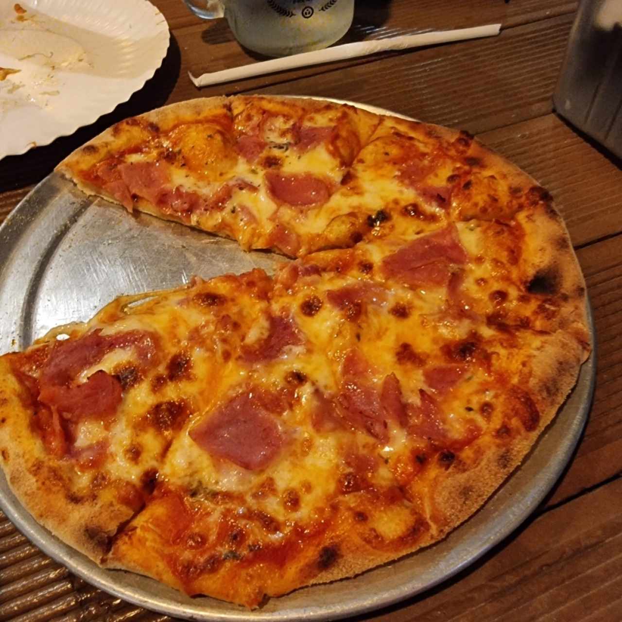 pizza de jamon