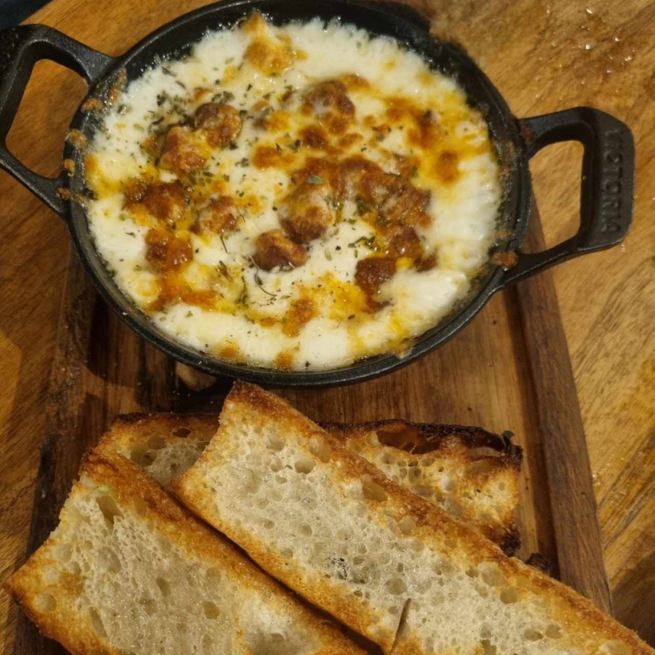 Cazuela de queso Fundido