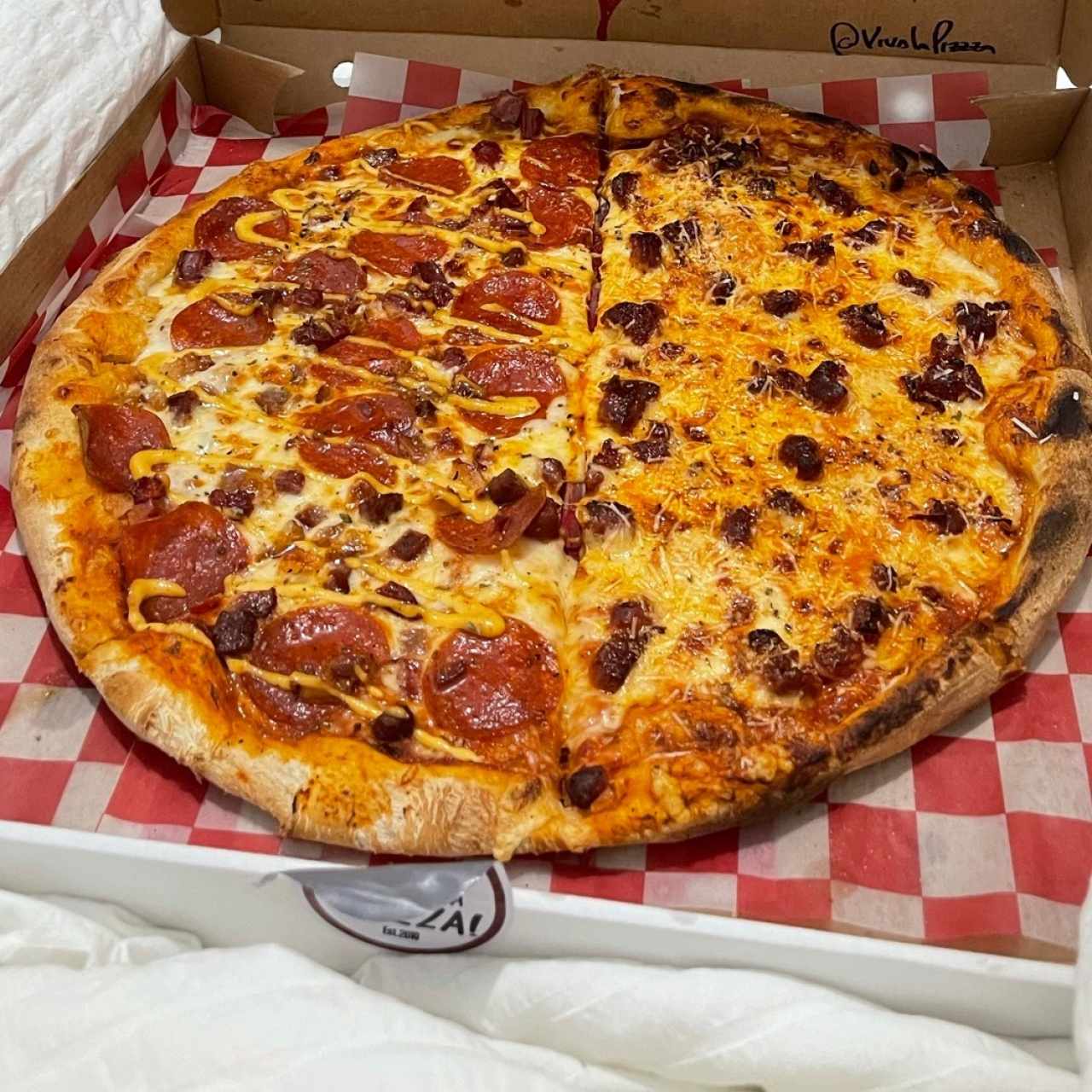 Ordena tu pizza mitad y mitad