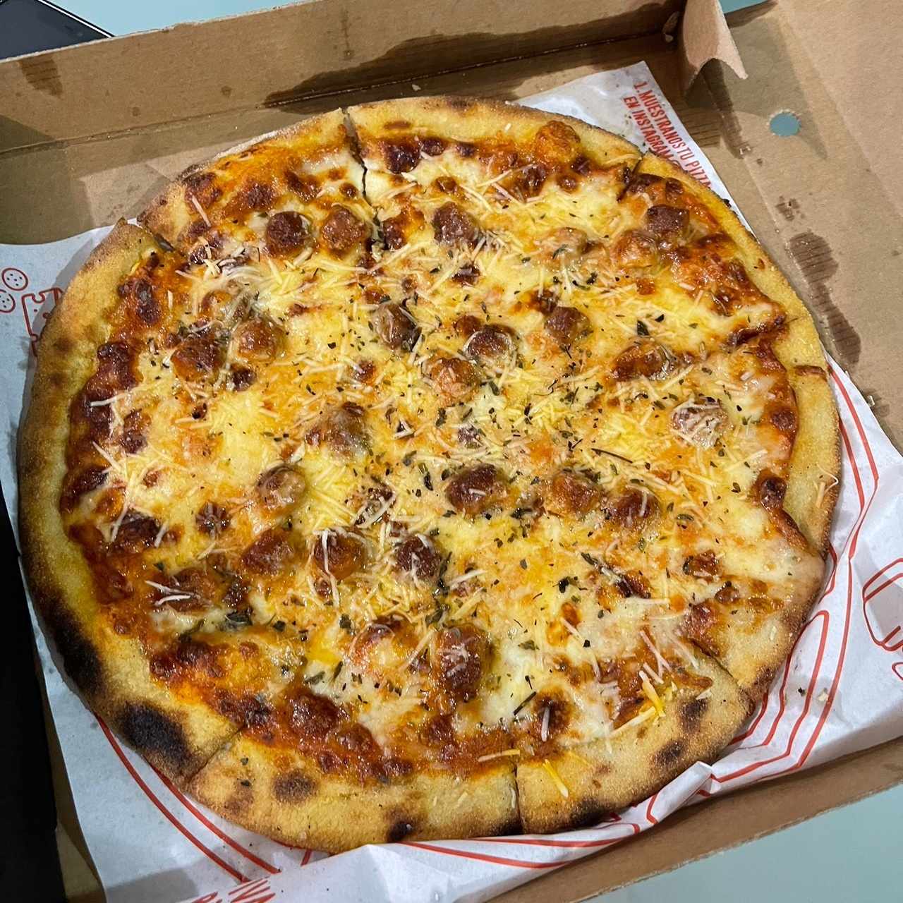 Pizzas - Chistorra 4 Quesos