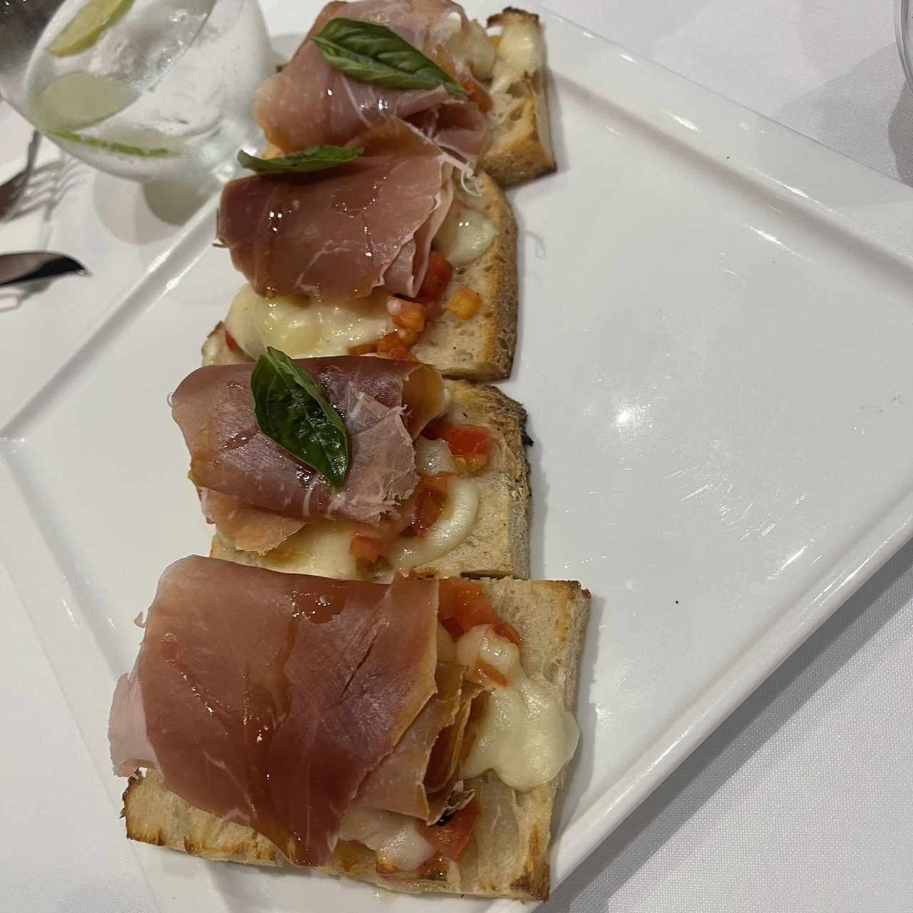 Entrada bruschetta della casa