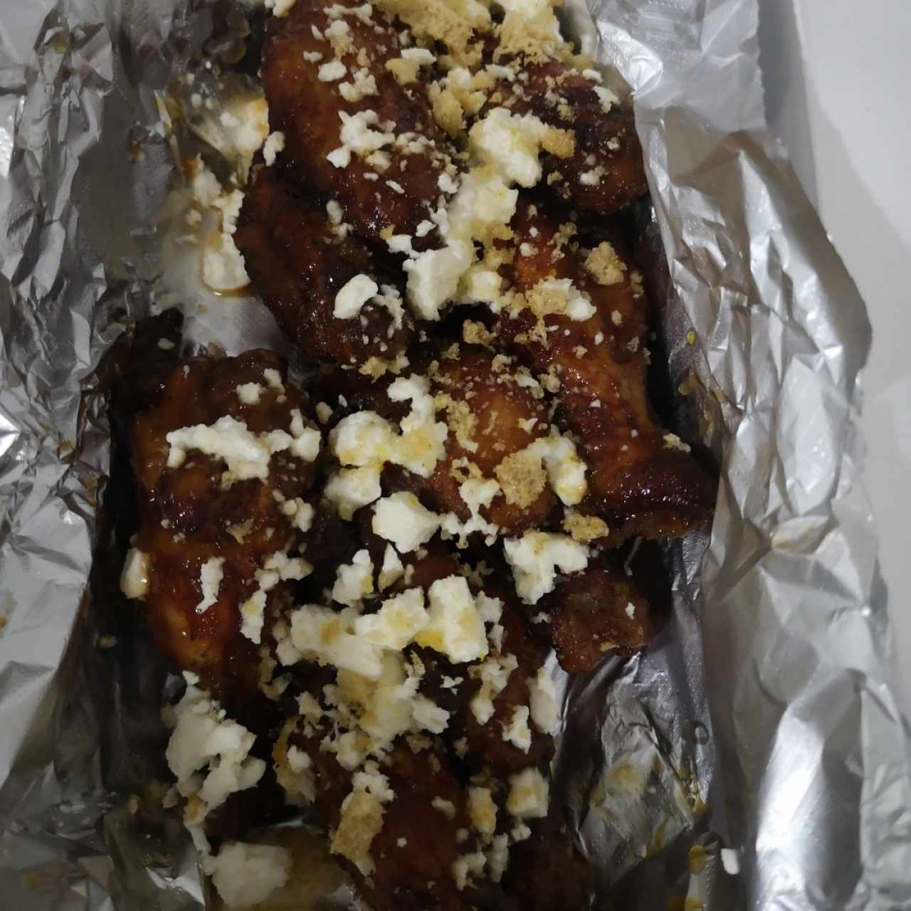 Mango cheese and flow wings