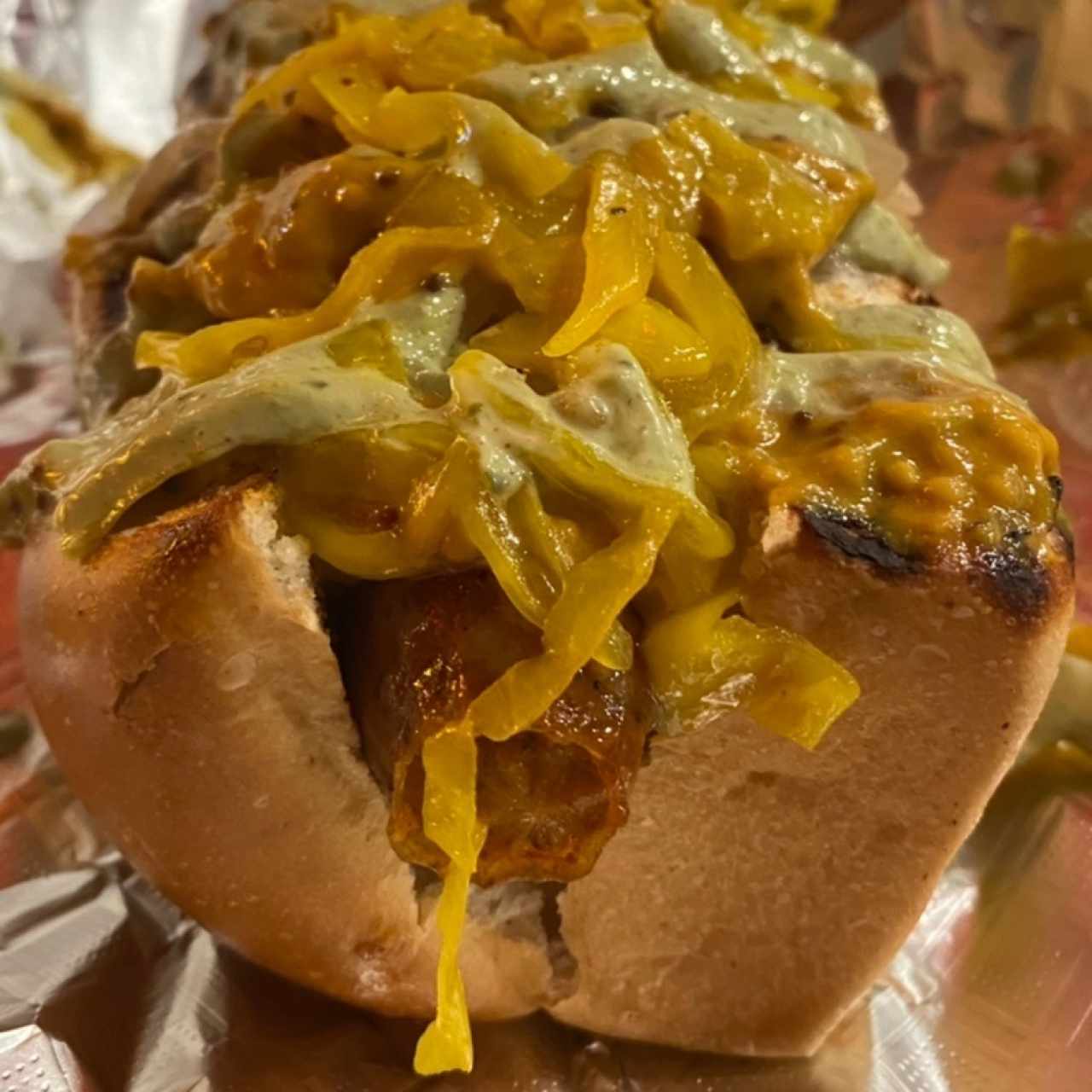 Hotdog con salchcia Polaca 