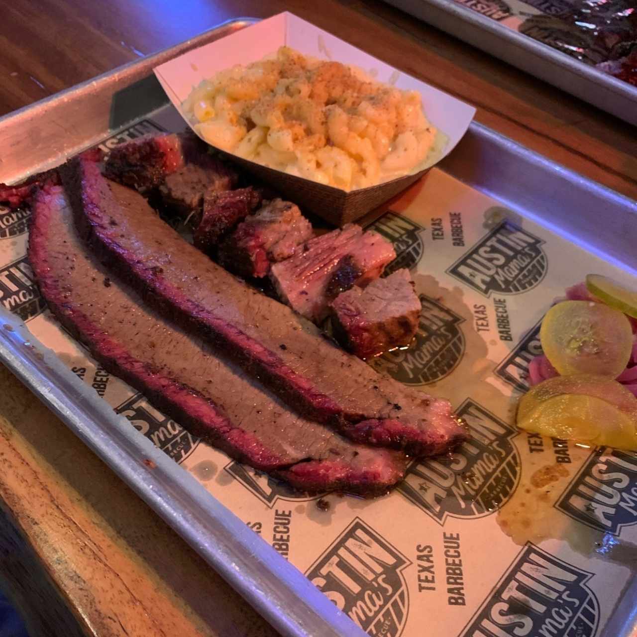 1/2 Lb Prime Brisket & Mac and Cheese