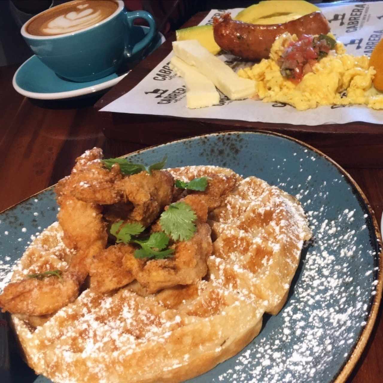 Fried Chicken and Waffles 