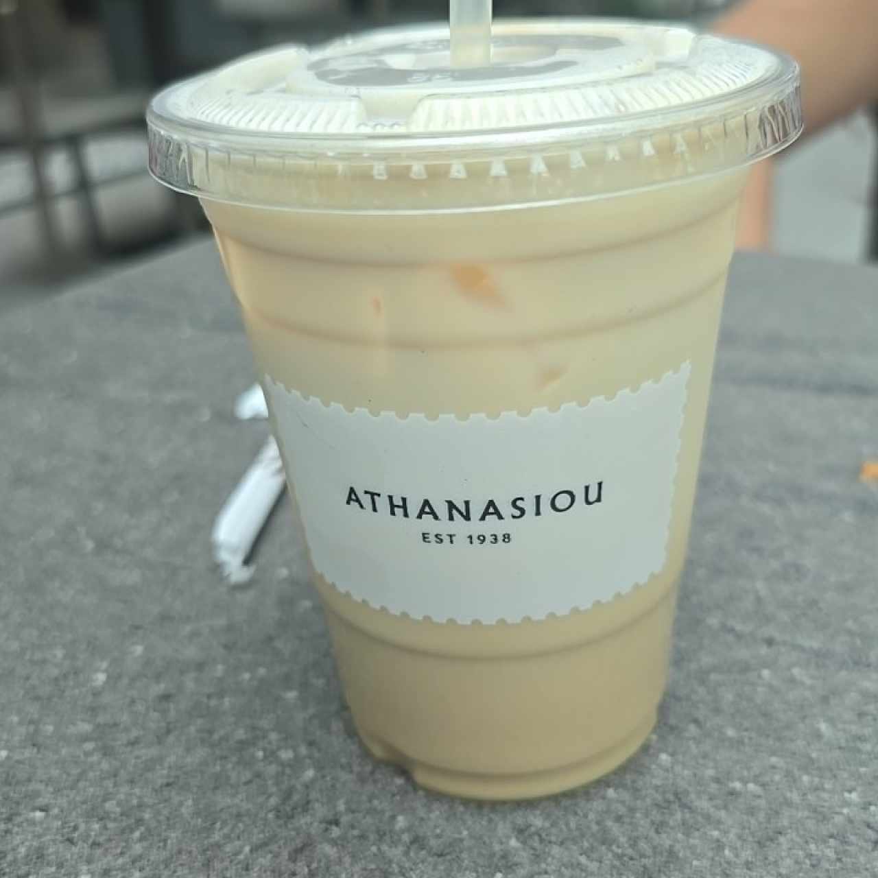 caramel ice latte