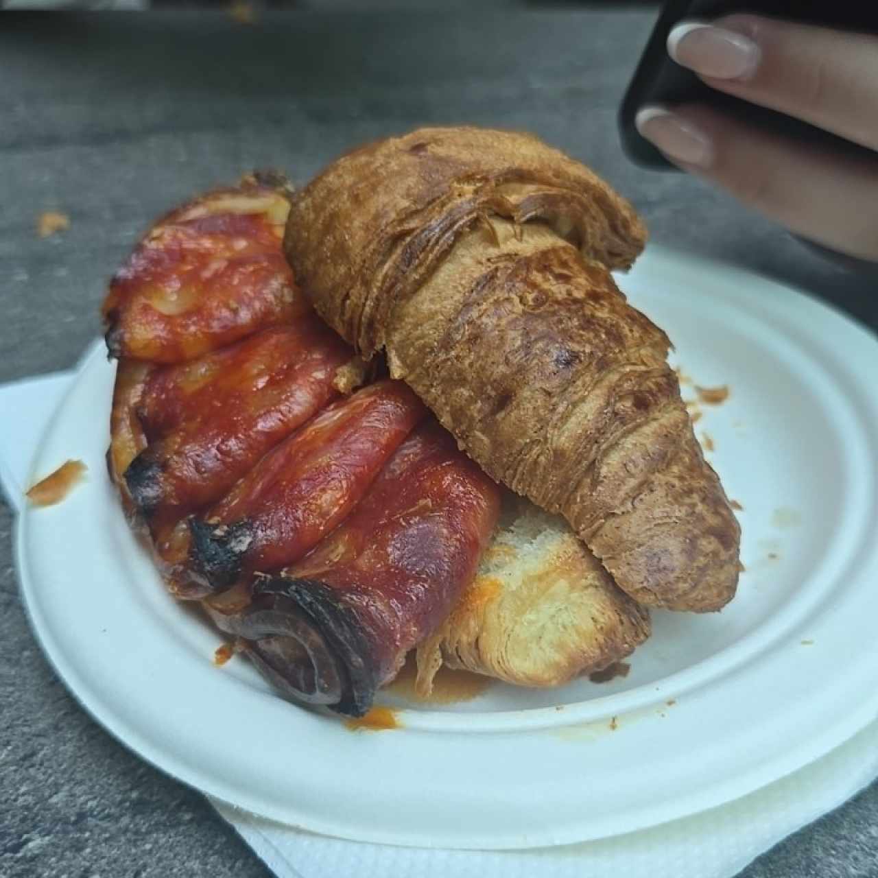 Croissants - Croissant cantimpalo provolone