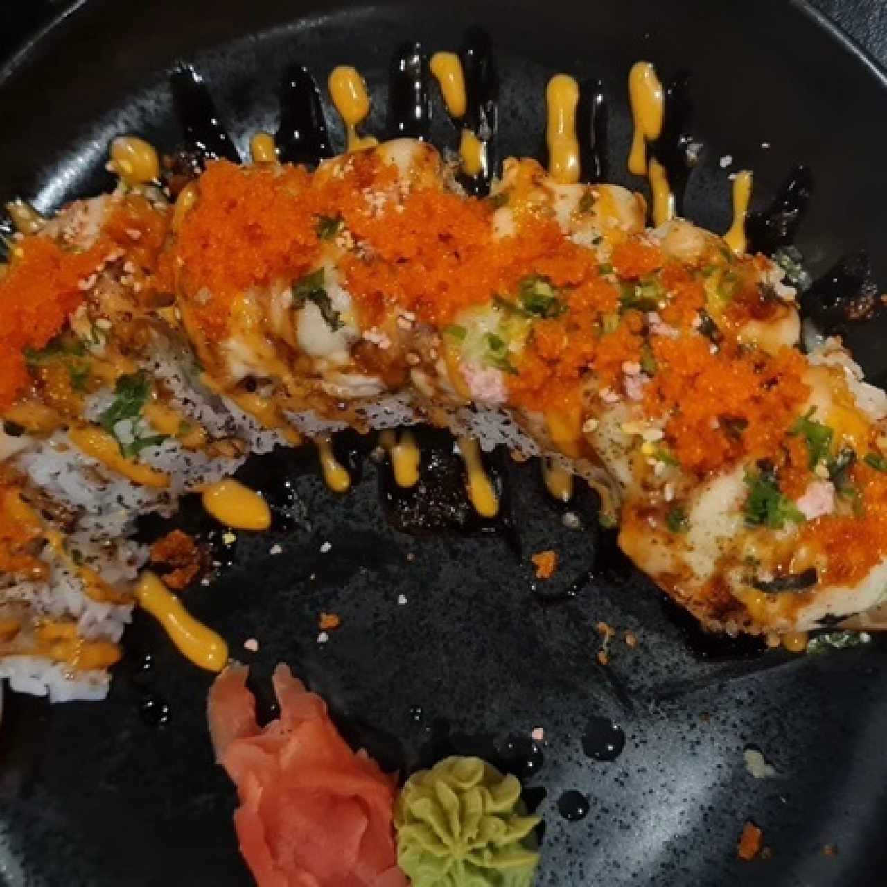 Spicy Salmon Dragon Roll