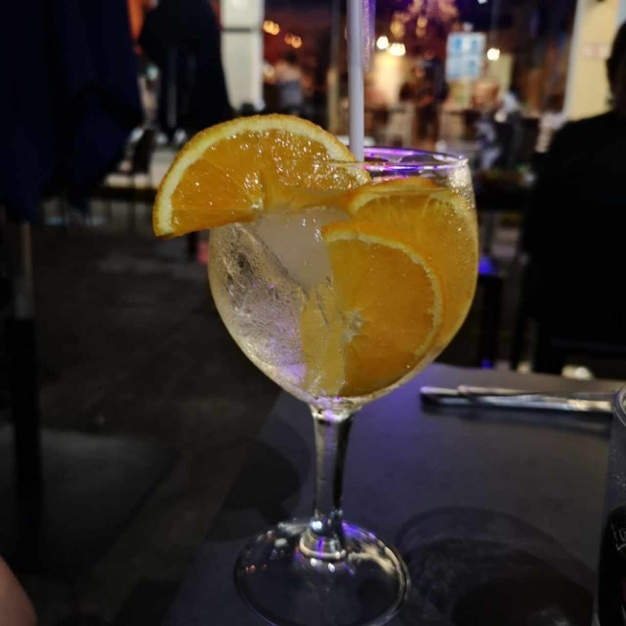 Gin tanqueray de naranja