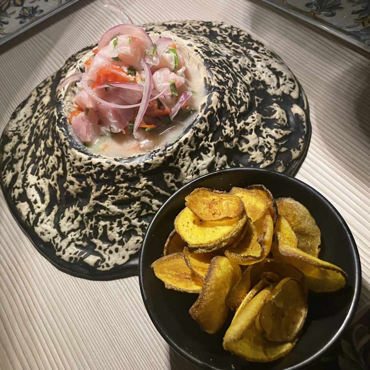 Entradas -Appetizers - Ceviche del Pacifico