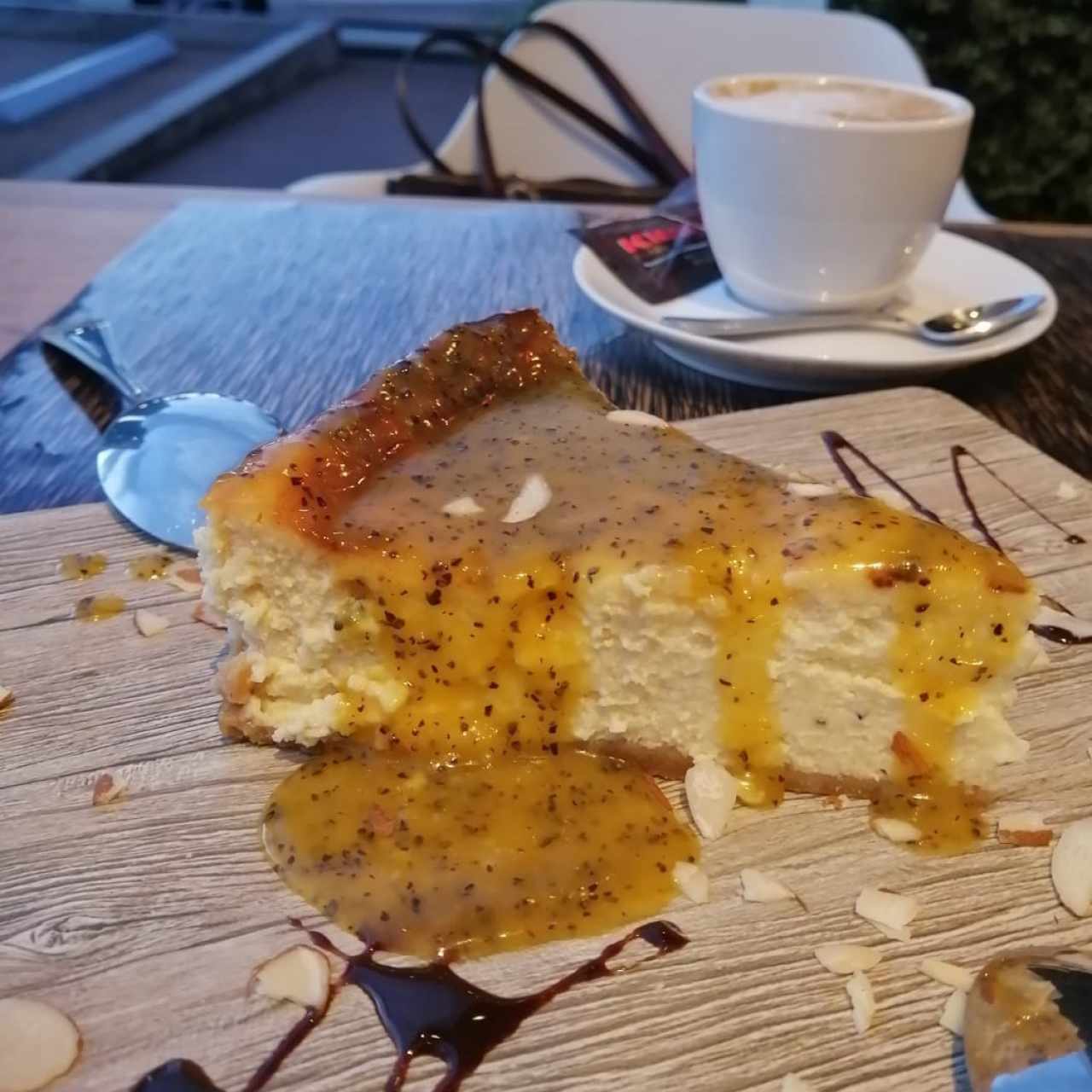 cheesecake de Maracuya
