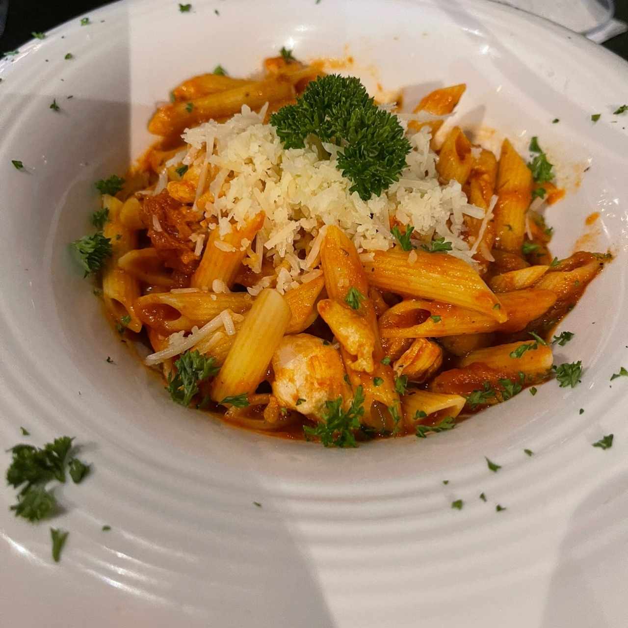 Mist -Fetuccini ó Penne de Pollo