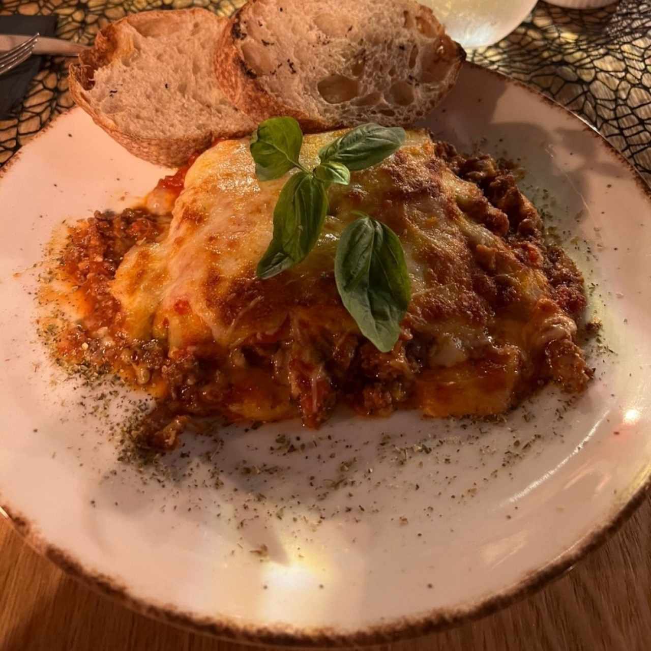 Lasagna de carne