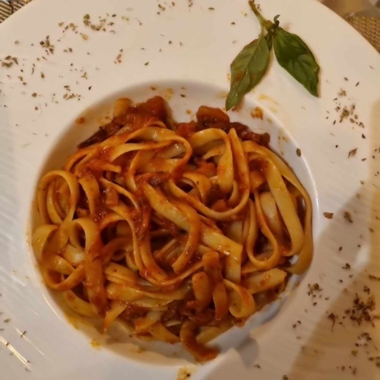 Espaguetis a la Amatriciana