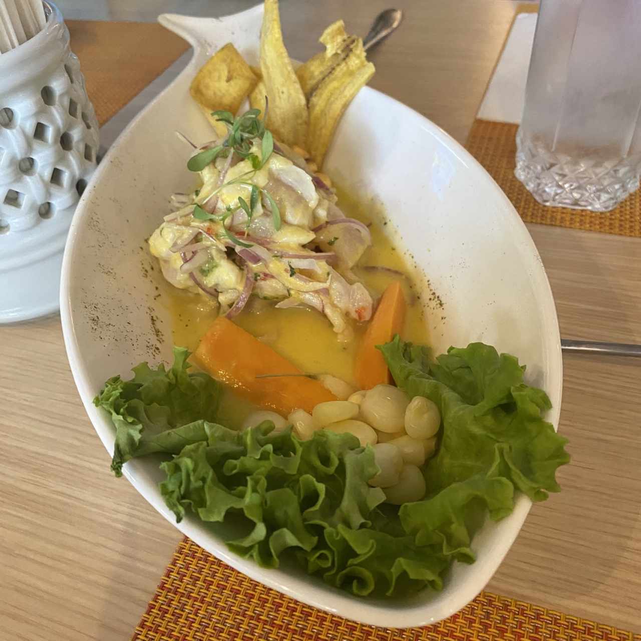 Entradas - Ceviche de Corvina