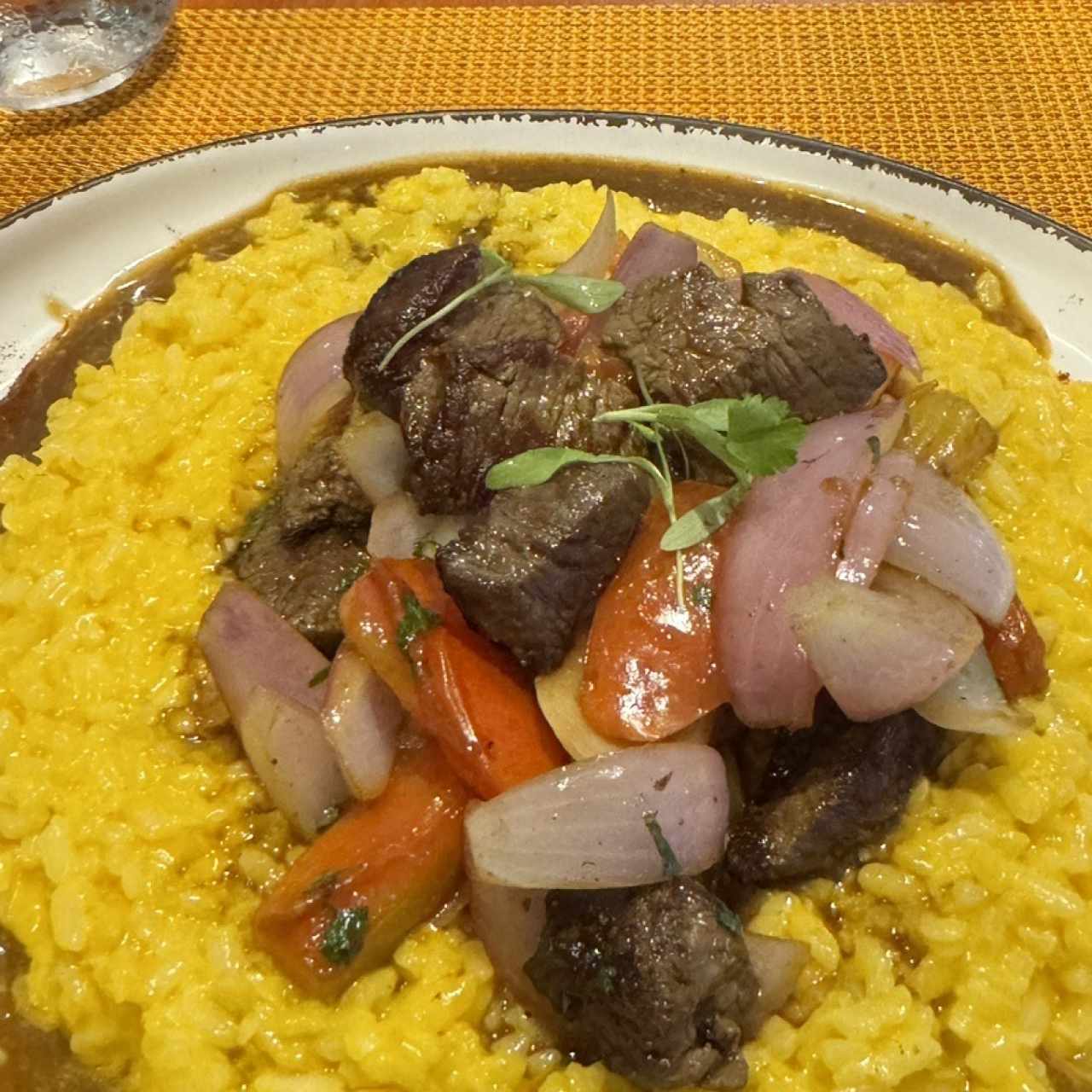 Risotto Lomo Saltado