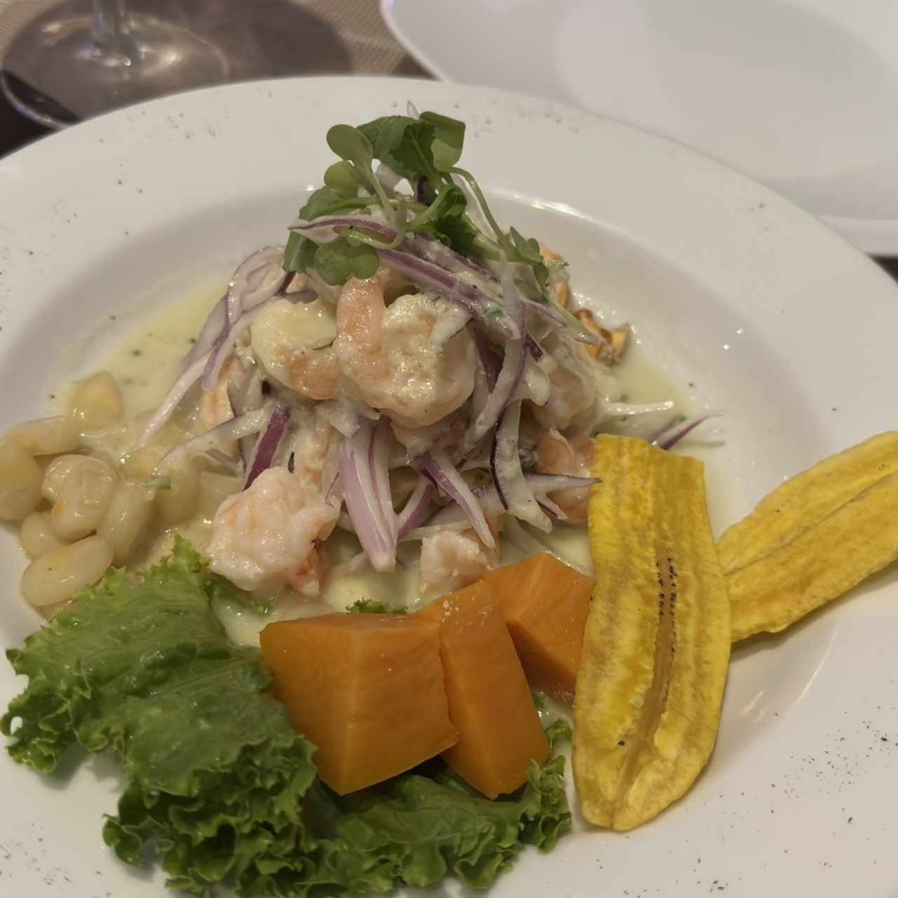 Ceviche de camarón 