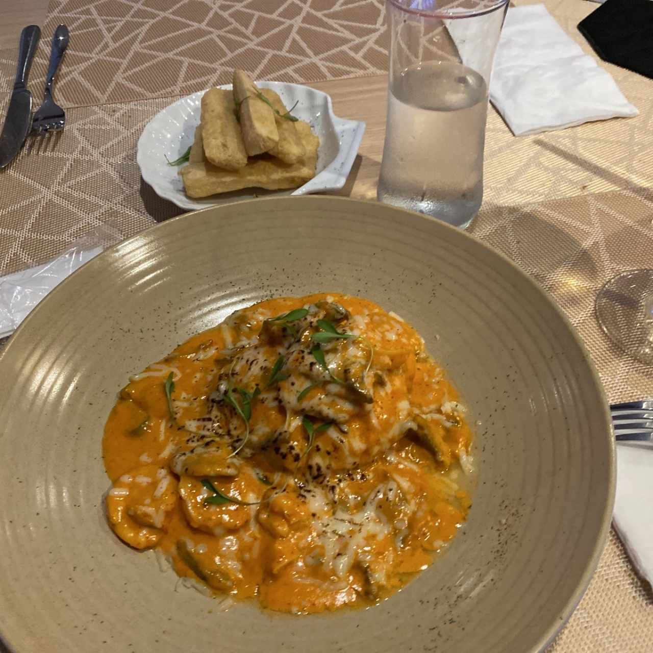 Corvina Rellena con Camarones