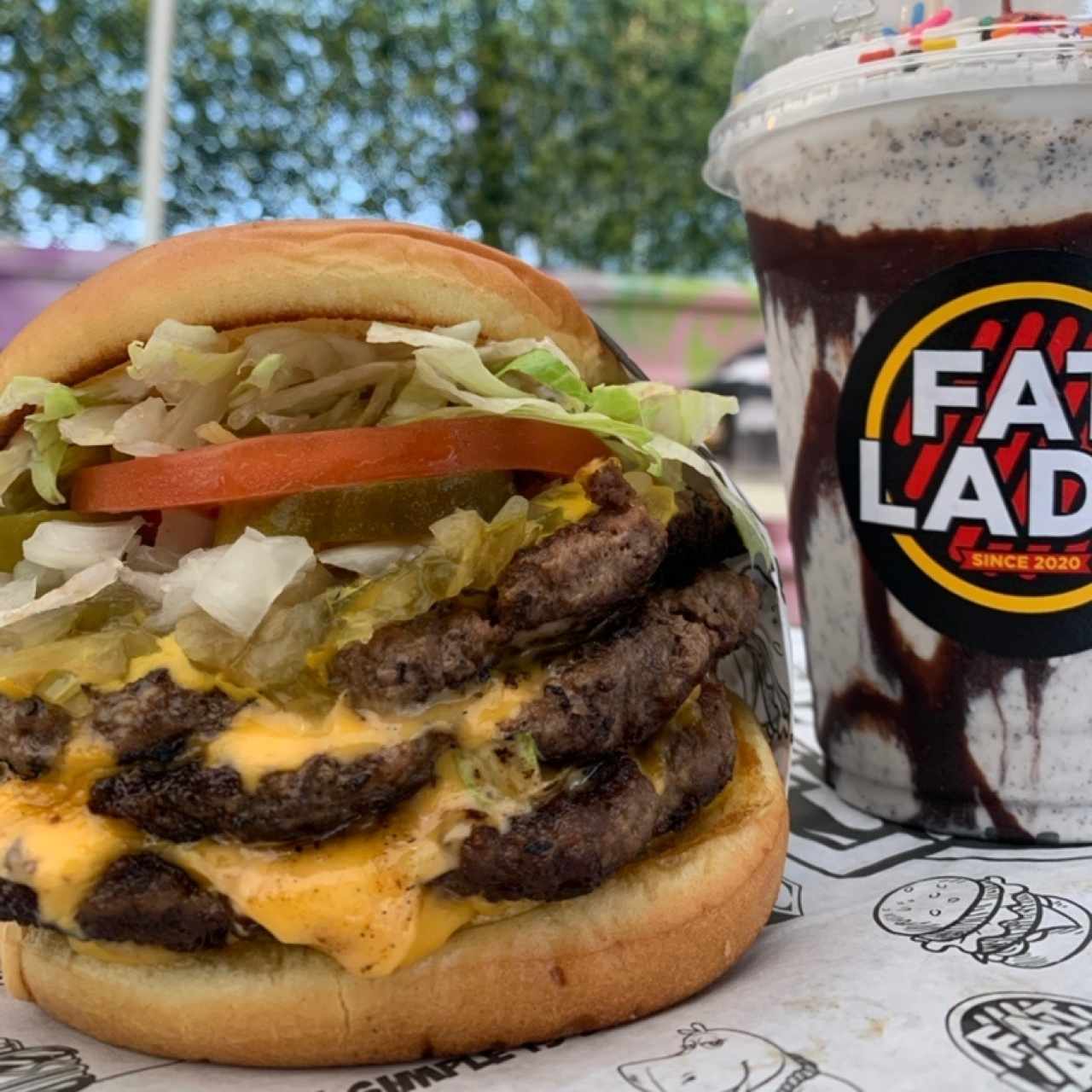 Fat Lady Burger y Milkshake