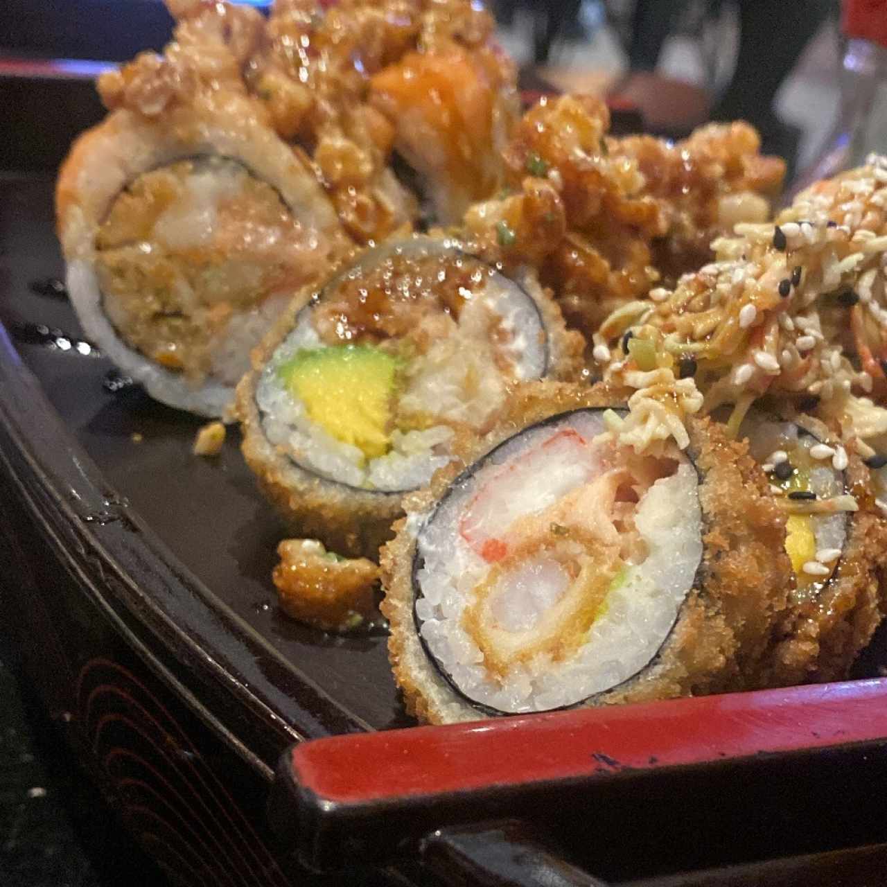 Trio de sushi