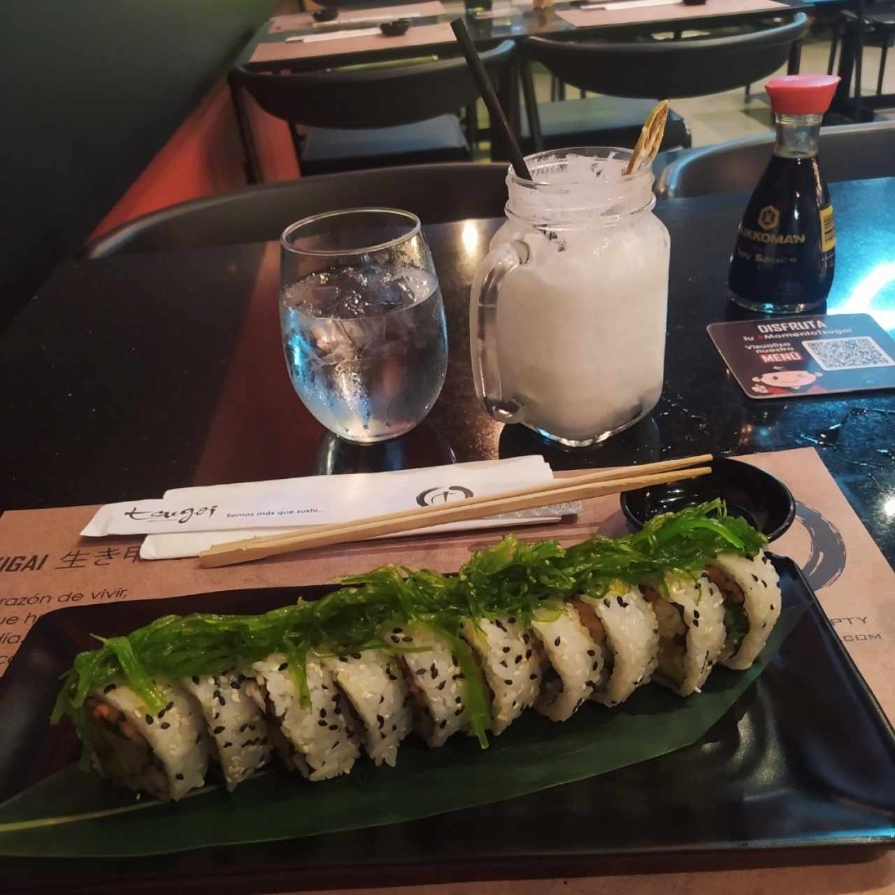 el sushi vegano delicioso 😋🤤