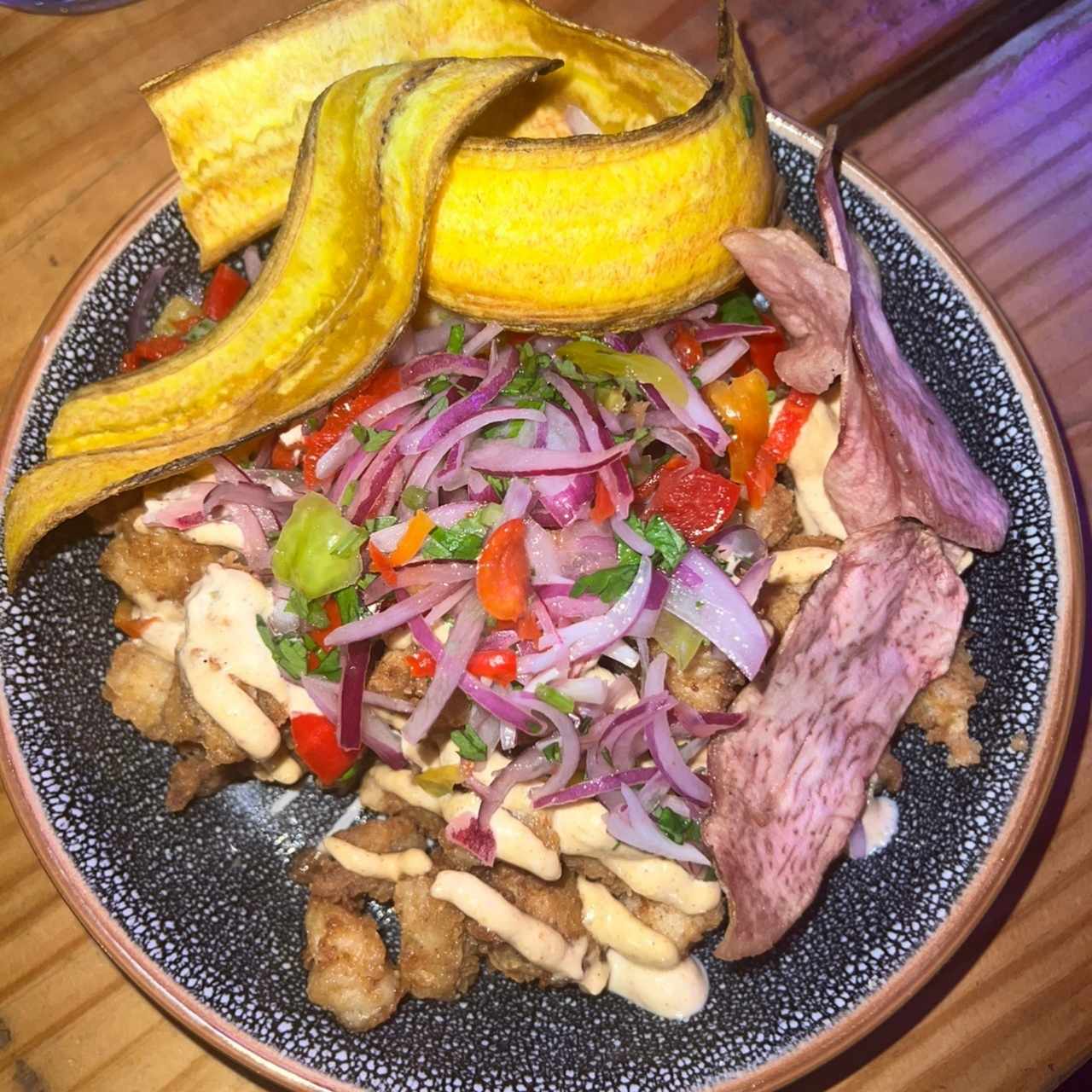 Ceviche frito 